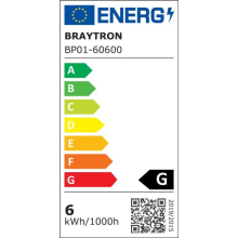 6W LED Ultra Slim LED Einbauleuchte Panel PLUS Serie Rund Ø 120mm Warmweiß