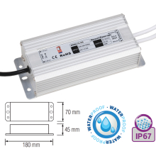12V - 5A - 60W LED Trafo Netzteil Netzadapter t...