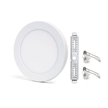 LED Slim Einbau oder Aufbau Deckenleuchte Einstelbare Farbton 24 watt  Ø 33 cm