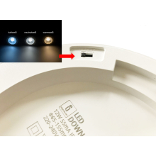 LED Slim Einbau oder Aufbau Deckenleuchte Einstelbare Farbton 24 watt  Ø 33 cm