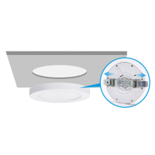 LED Slim Einbau oder Aufbau Deckenleuchte Einstelbare Farbton 24 watt  Ø 33 cm
