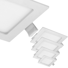 LED Panel Einbau-panel Einbauleuchte Deckenleuchte Eckig PLUS Serie 6 bis 18 W