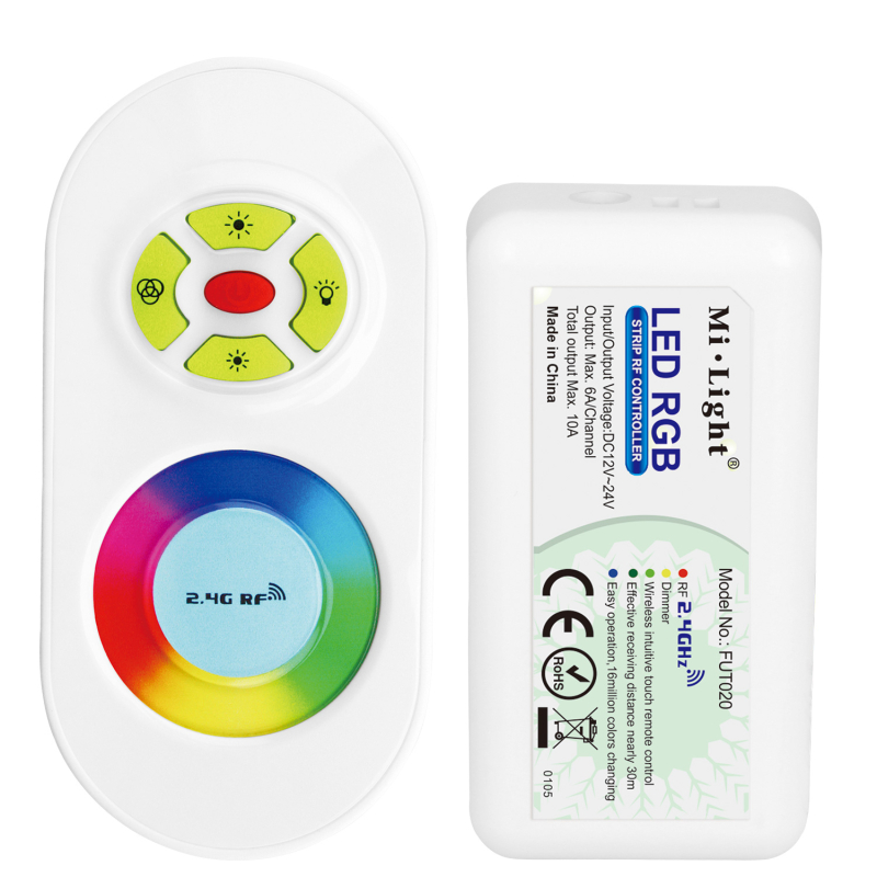 LED RGB Controller Steuergerät Dimmer (, Touchscreen 22,95 mit Fernbedienung €