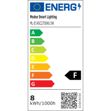 6,5 W E14 Mini LED Leuchtmittel Leuchte Birne aus Keramik in Warmweiß 2700 K