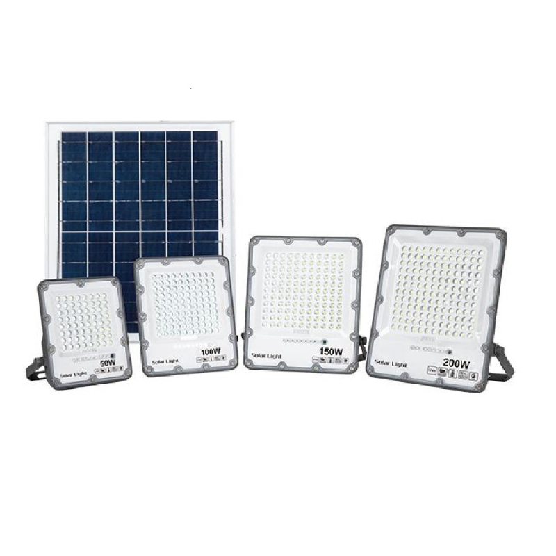 LED-Flutlichtstrahler Solar 20W 100lm/W IP 65 mit Fernbedienung - Ledkia