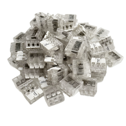 20x Klemme Verbindungsklemme Dosenklemme mit Hebel 0,2-4 mm 3-fach 20 stück