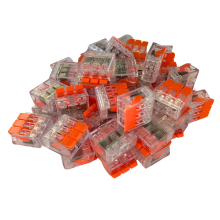 20x Klemme Verbindungsklemme Dosenklemme mit Hebel 0,2-4 mm 3-fach 20 stück
