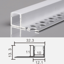 2m LED Alu Profil Unterputz Rigips Trockenbau Schiene...