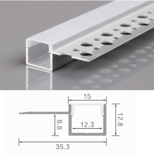 2m LED Alu Profil Unterputz Rigips Trockenbau Schiene...