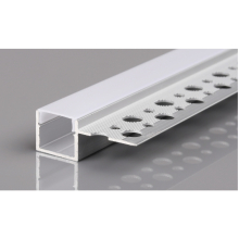 2m LED Alu Profil Unterputz Rigips Trockenbau Schiene Kanalprofil mit Milchglas Abdeckung Kanal System für LED-Streifen Profil H-5