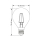 5 x 4w E14 LED Birne Filament Leuchtmittel mit klarem Glas G45|Ø45x78mm|Warmweiß|470 Lumen