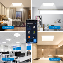 60x60 LED RGB-CCT Bluetooth  Smart  Aufputz Panel Dimmbar inkl. Rahmen (APP) Steuerung