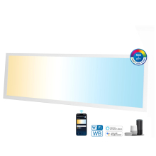 120x30 LED CCT Bluetooth Mesh Smart Panel Deckenleuchte...