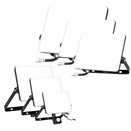 20-100w LED Fluter Strahler Flutlicht mit Michglas abdeckung Außenbereich IP65 mit oder ohne Bewegungsmelder