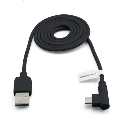 Energmix 1m Micro USB Kabel 90 Grad gewinkelt (Winkelstecker), 3,95 €