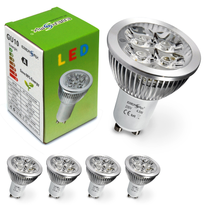GU10 LED SPOT Lampe LED Strahler Licht Energiespar Lampe 4.5 Watt, 3,95 €