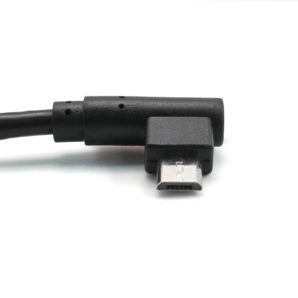 Kfz-Ladekabel mit Mini USB Stecker (gewinkelt)